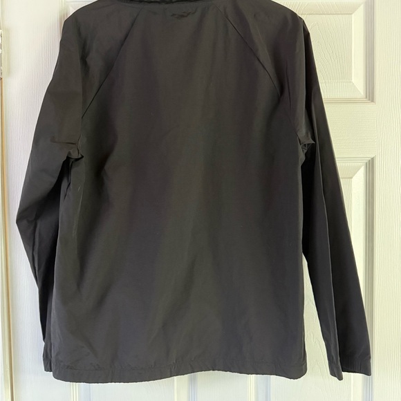 PINK Black Lightweight Zip Jacket w Hood NWT S/M Victoria Secret Windbreaker - Picture 2 of 8